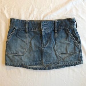 Hollister Denim Mini Skirt.